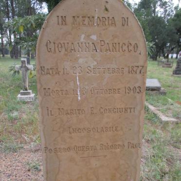 PANICCO Giovanna 1877-1903