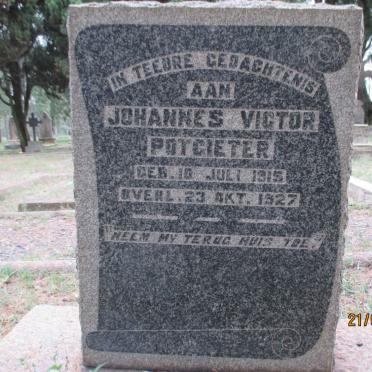 POTGIETER Johannes Victor 1915-1927