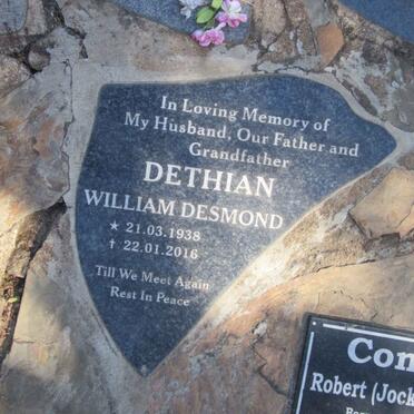 DETHIAN William Desmond 1938-2016