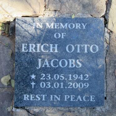 JACOBS Erick Otto 1942-2009
