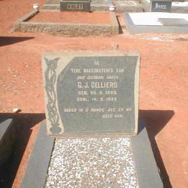 CELLIERS G.J. 1889-1956