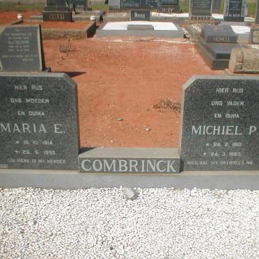 COMBRINCK Michiel P. 1910-1983 &amp; Maria E. 1914-1955