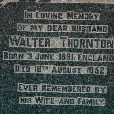 THORNTON Walter 1891-1952