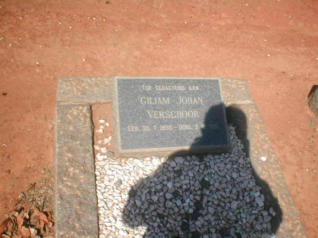 VERSCHOOR Giliam Johan 1930-1951