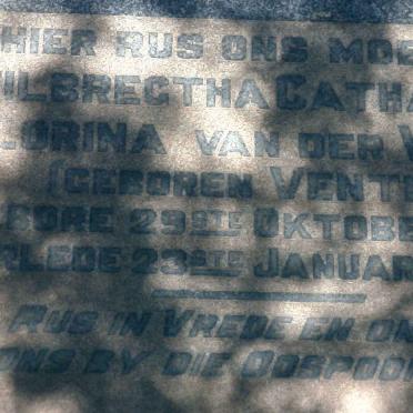 WALT Heilbregtha Catharina Florina, van der nee VENTER 1885-1943