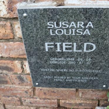 FIELD Susara Louisa 1948-2010