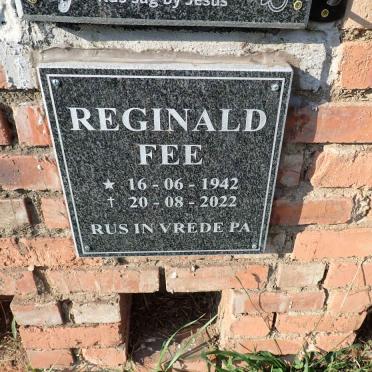 FEE Reginald 1942-2022