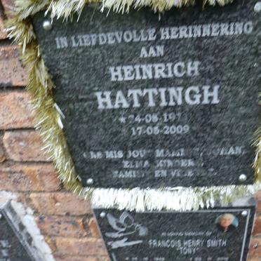 HATTINGH Heinrich 197?-2009