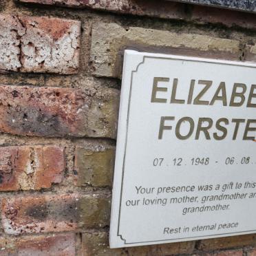 FORSTER Elizabeth 1948-2016