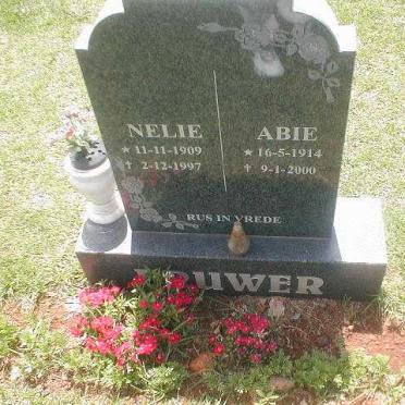 BRUWER Nellie 1909-1997 &amp; Abie 1914-2000