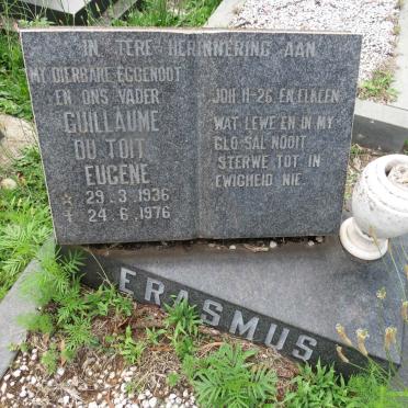 ERASMUS Guillaume Du Toit Eugene 1936-1976