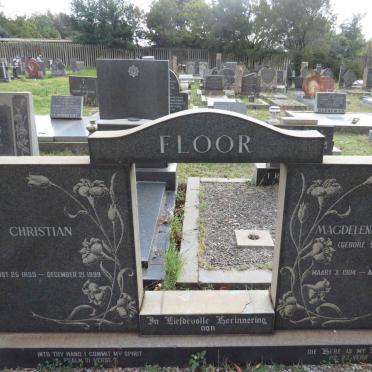 FLOOR Christian 1899-1999 &amp; Magdelena Johanna STEENKAMP 1904-1969