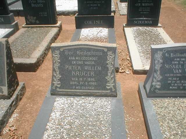 KRUGER Pieter Willem 1895-1960