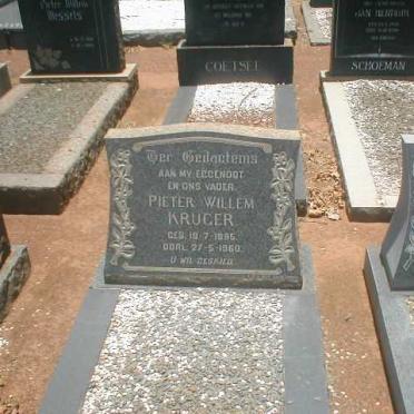KRUGER Pieter Willem 1895-1960