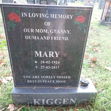 KIGGEN Mary 1924-2017