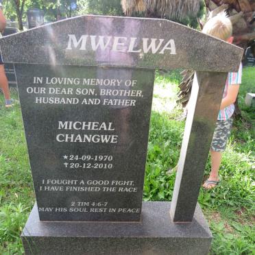 MWELWA Micheal Changwe 1970-2010