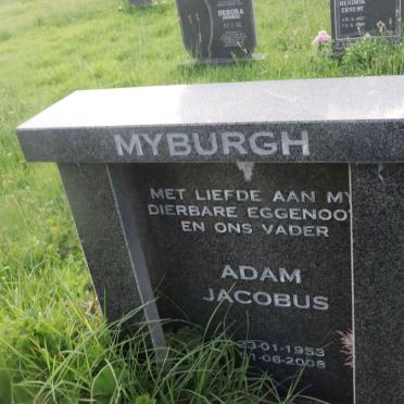 MYBURGH Adam Jacobus 1953-2009