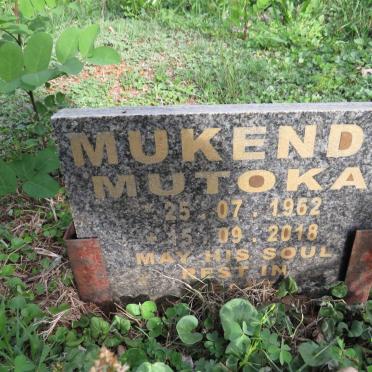 MUTOKA Mukendi 1962-2018