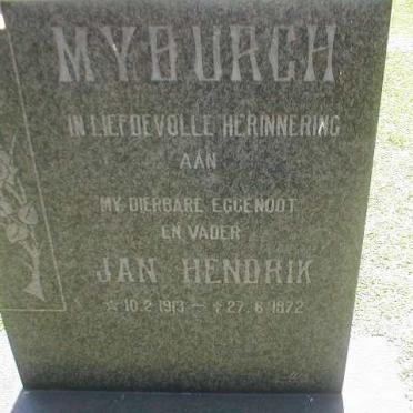 MYBURGH Jan Hendrik 1913-1972