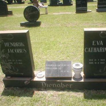 NIENABER Hendrik Jacobus 1921-1968 &amp; Eva Catharina 1925-1992