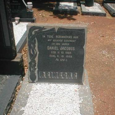 REINECKE Daniël Jacobus 1922-1969