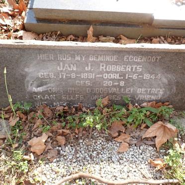 ROBBERTS Jan J. 1891-1944