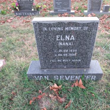 SEVENTER Elna, van 1938-1998