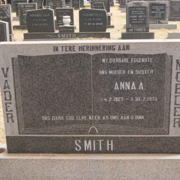 SMITH Anna A. 1927-1975