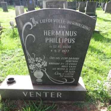 VENTER Hermanus Phillipus 1908-1977