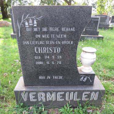 VERMEULEN Christo 1959-1978
