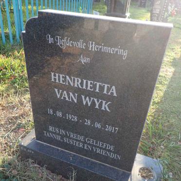 WYK Henrietta, van 1928-2017