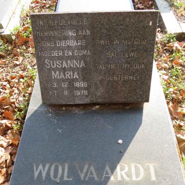 WOLVAARDT Susanna Maria 1899-1978