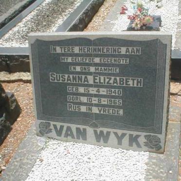 WYK Susanna Elizabeth, van 1940-1965