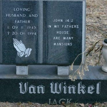 WINKEL Jack, van 1943-1994