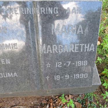 ZIETSMAN Maria Margaretha 1918-1990