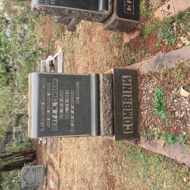 COMBRINK Gert F.M. 1860-1943