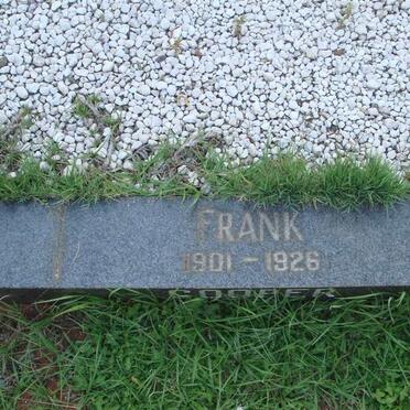 COOPER Frank 1901-1926