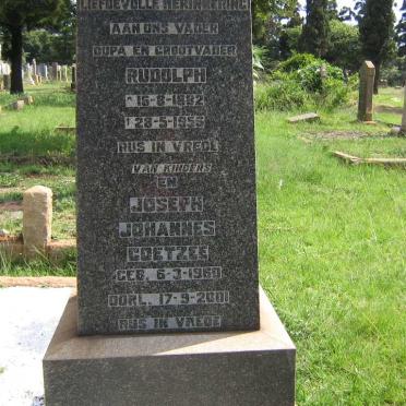 ESCH Rudolph 1882-1956 :: COETZEE Joseph Johannes  1960-2001