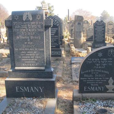 ESMANY Barney -1953 :: ESMANY Hillel Dudley -1949