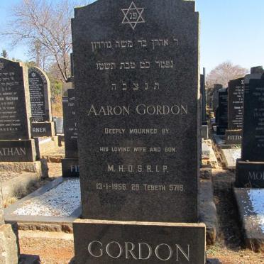 GORDON Aaron -1956