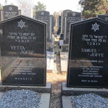 JOFFE Samuel -1973 :: JOFFE Yetta -1977