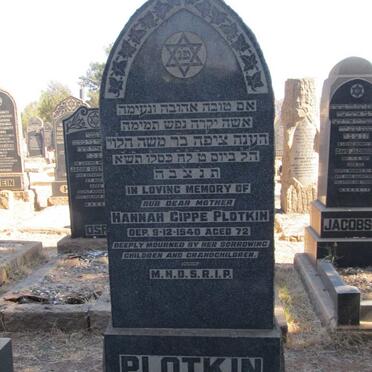 PLOTKIN Hannah Cippe -1940