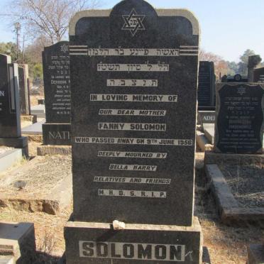 SOLOMON Fanny -1956