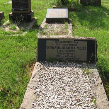 MULLER Catharina Dorathea nee TOERIEN 1871-1937
