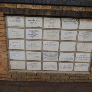 34. Memorial wall 