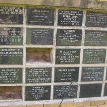 11. Memorial wall