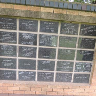 44. Memorial wall 