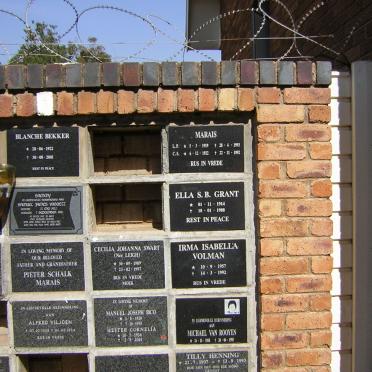 21. Memorial wall