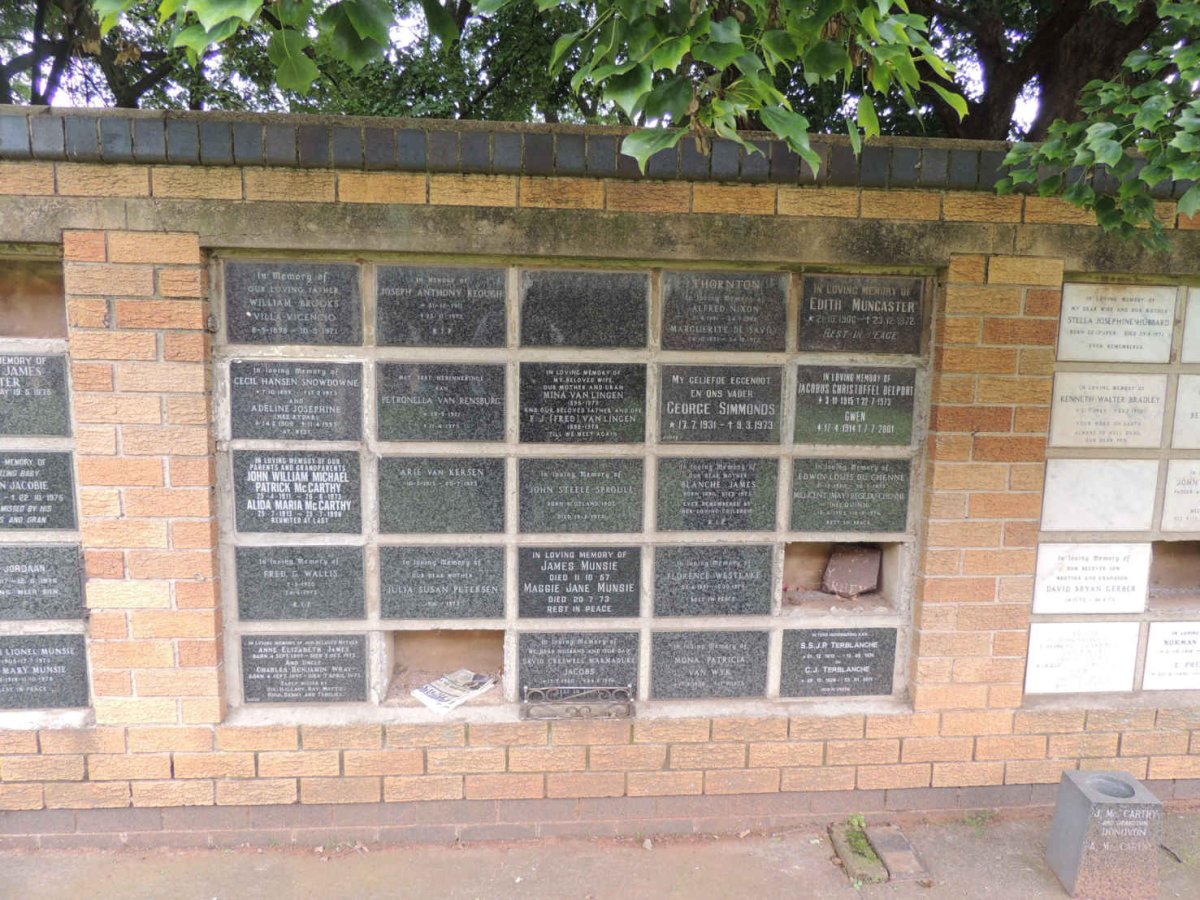 37. Memorial wall