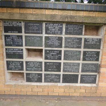 38. Memorial wall 